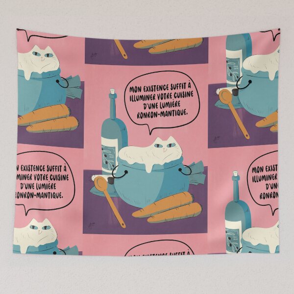 Item preview, ChatLiquide - The Chef's Purr-cipe III (White cat and French version) designed and sold by Sanphy.