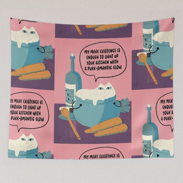 Item preview, ChatLiquide - The Chef's Purr-cipe III (White cat and English version) designed and sold by Sanphy.