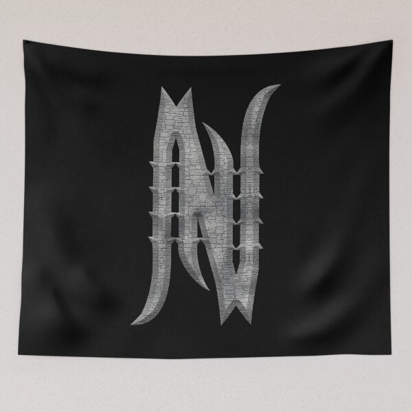 Item preview, Letter  N  of the Dragonfont Initial Capital Monogram (Castle) designed and sold by Swabcraft.