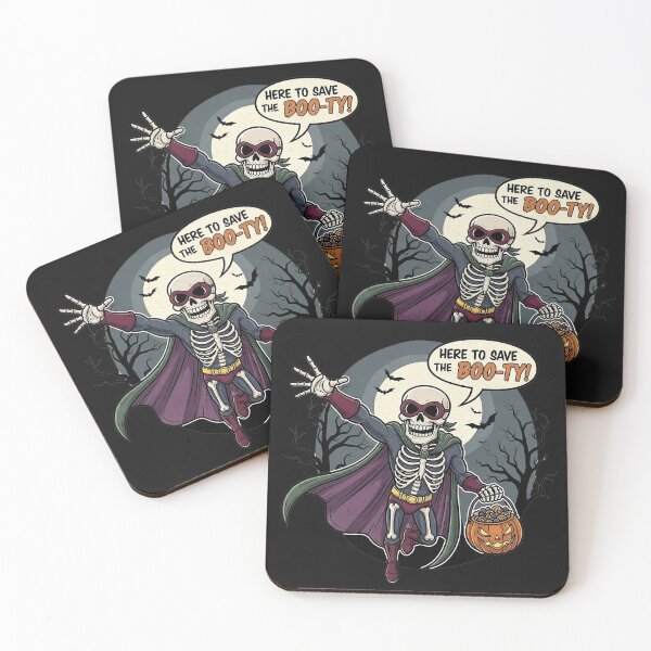 Item preview, Boo-Ty Skeleton Hero Halloween designed and sold by Cotton-Vibe.