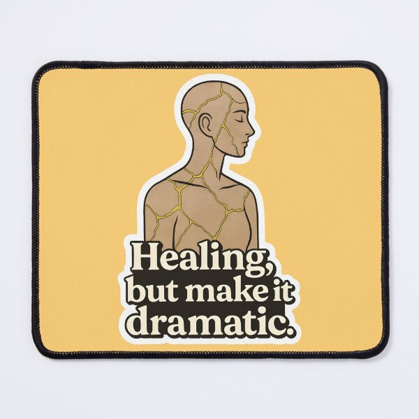 Item preview, Healing, But Make It Dramatic - Kintsugi Soul Art designed and sold by BumbleVee ☀️.