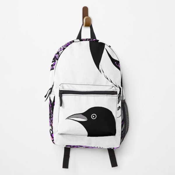 Item preview, Purple Magpie – Decorative Polish Folk Art Bird designed and sold by AmberWit.