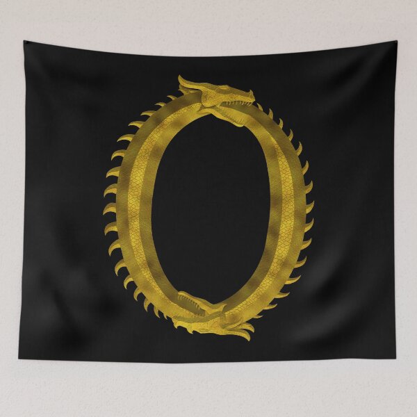 Item preview, Letter  O  of the Dragonfont Initial Capital Monogram (Dragon) designed and sold by Swabcraft.