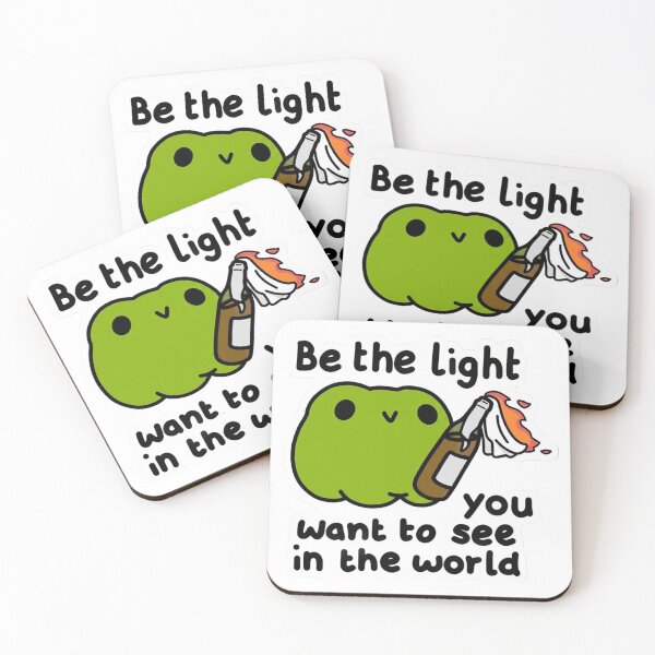 Item preview, Funny Frog Molotov Cocktail "Be The Light" designed and sold by JossDesign15.