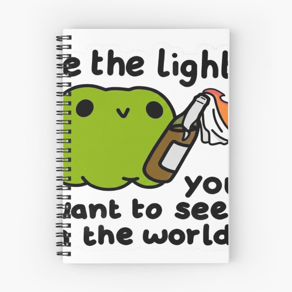 Item preview, Funny Frog Molotov Cocktail "Be The Light" designed and sold by JossDesign15.
