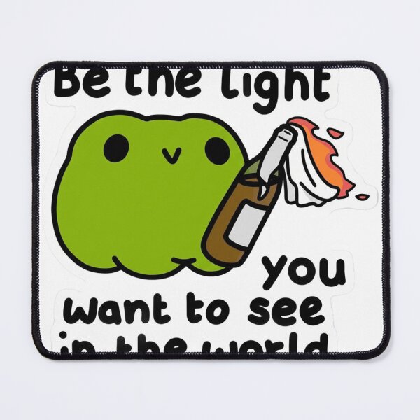 Item preview, Funny Frog Molotov Cocktail "Be The Light" designed and sold by JossDesign15.