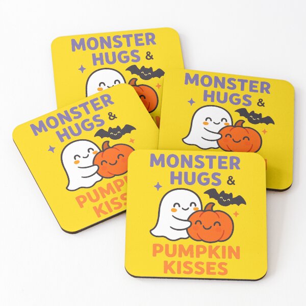 Item preview, Monster Hugs & Pumpkin Kisses – Halloween Warmth - V4 designed and sold by WheelieGdArt.