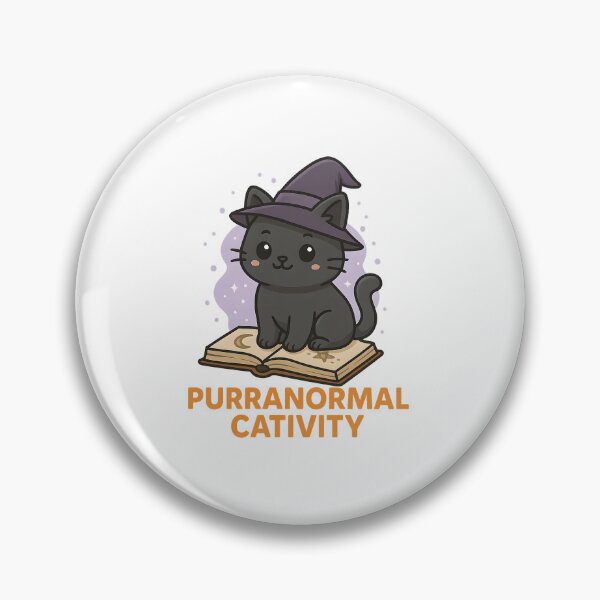 Item preview, Purranormal Cativity – Cute Witch Cat designed and sold by VibeCircuit61.
