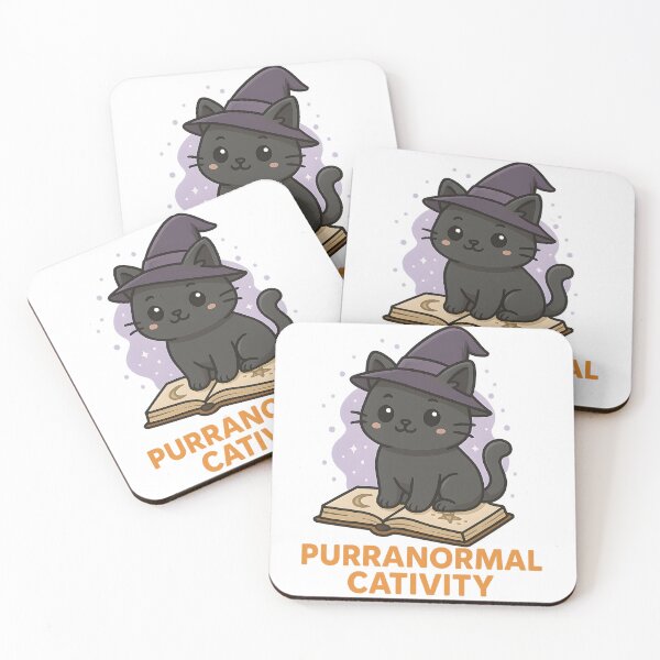 Item preview, Purranormal Cativity – Cute Witch Cat designed and sold by VibeCircuit61.
