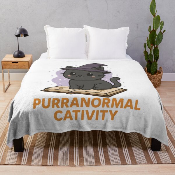 Item preview, Purranormal Cativity – Cute Witch Cat designed and sold by VibeCircuit61.