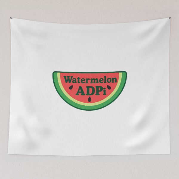 Item preview, Watermelon ADPi – Retro Fruit Slice designed and sold by summer-loving.