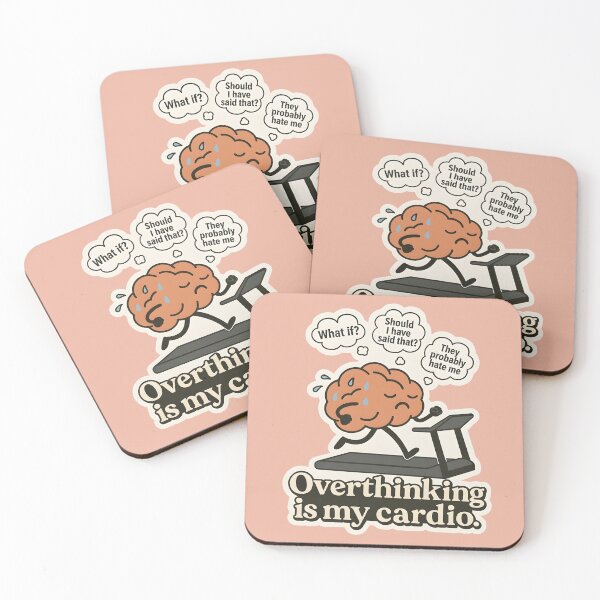 Item preview, Overthinking Is My Cardio designed and sold by BumbleVee ☀️.