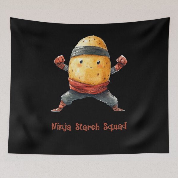 Item preview, Sweet Potato and Kind of Rude Potato - Ninja Starch Squad designed and sold by WonderMix.