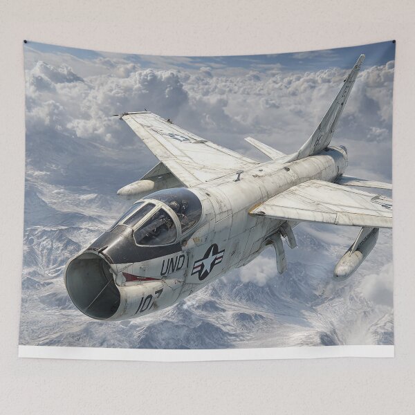 Item preview, F-8 Crusader in Flight designed and sold by Skyframe Aviation.