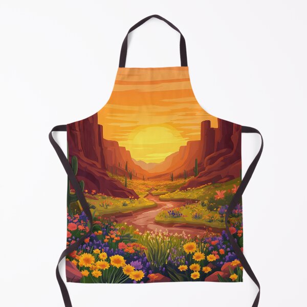 Item preview, Fantasy Sci-Fi Scenic Dramatic Cliffs, Flowers, And Sunset  designed and sold by DEC02.