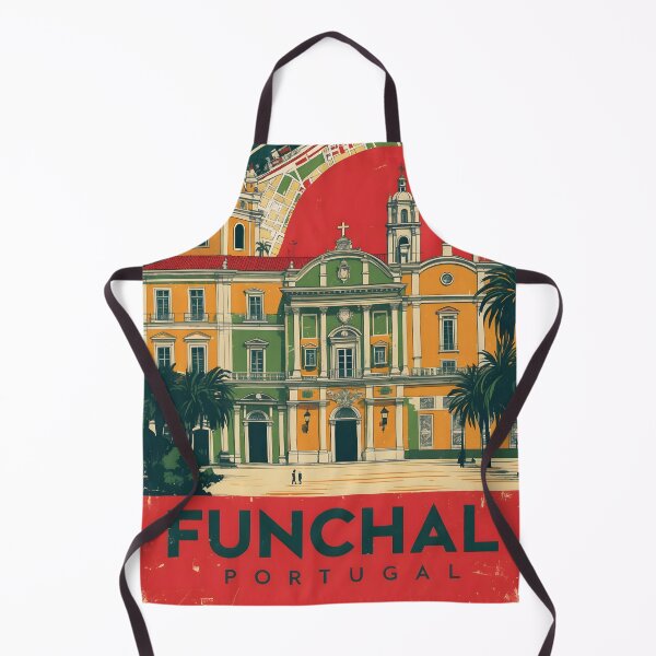 Item preview, Funchal Portugal 1950s Vintage Travel Tourism designed and sold by TravelersGems.