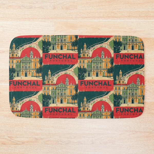 Item preview, Funchal Portugal 1950s Vintage Travel Tourism designed and sold by TravelersGems.