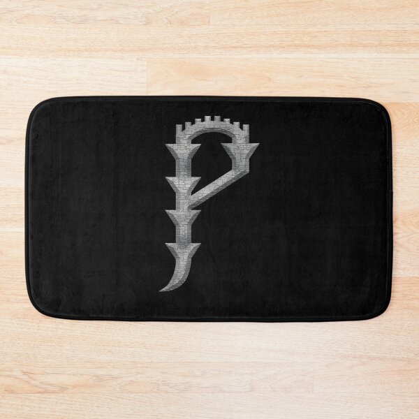 Item preview, Letter  P  of the Dragonfont Initial Capital Monogram (Castle) designed and sold by Swabcraft.