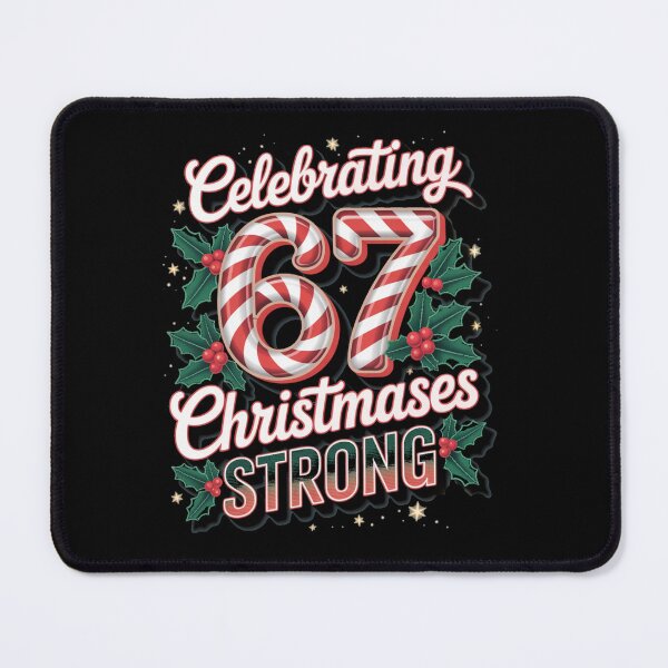 Item preview, merry 67 - 67 years young - 1967 generation - christmas number - limited edition 67 - xmas novelty - santa humor - retro holiday number designed and sold by JansenGS.