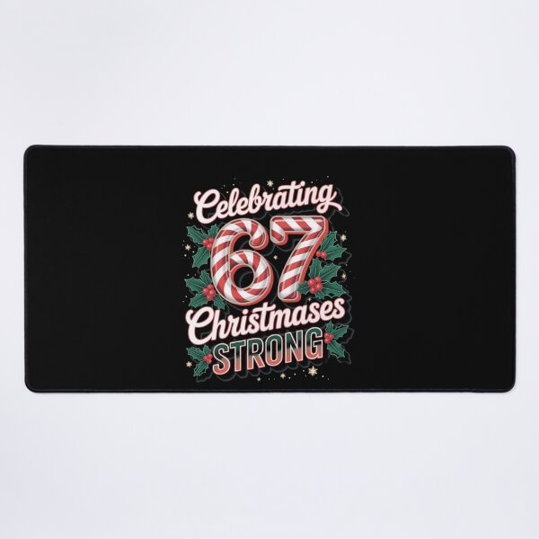 Item preview, merry 67 - 67 years young - 1967 generation - christmas number - limited edition 67 - xmas novelty - santa humor - retro holiday number designed and sold by JansenGS.