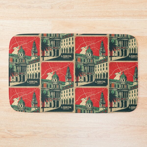 Item preview, Lisbon Portugal 1950s Vintage Travel Tourism designed and sold by TravelersGems.