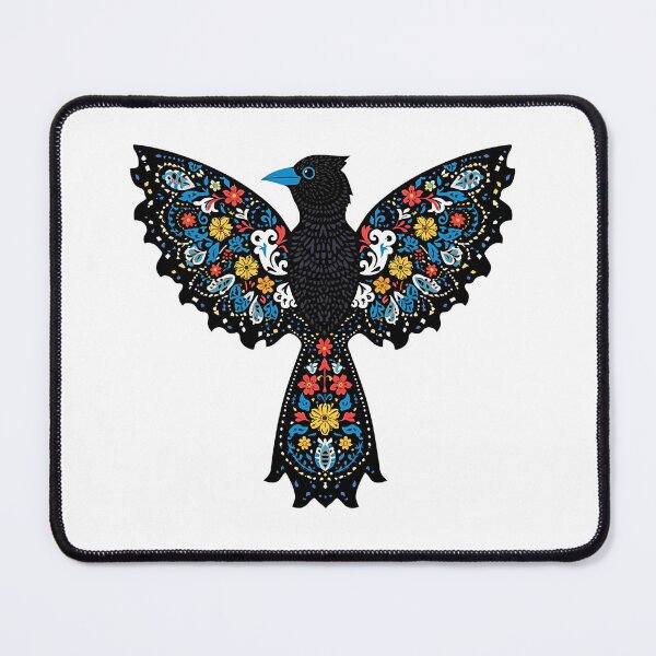 Item preview, Flying Magpie – Polish Folk Art Wycinanki Paper Cut Bird designed and sold by AmberWit.