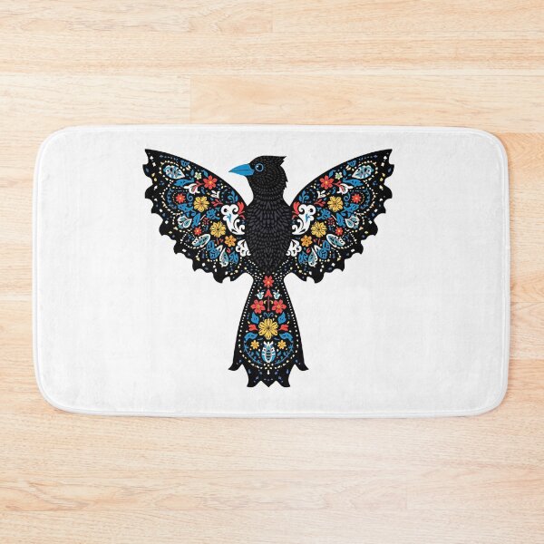Item preview, Flying Magpie – Polish Folk Art Wycinanki Paper Cut Bird designed and sold by AmberWit.