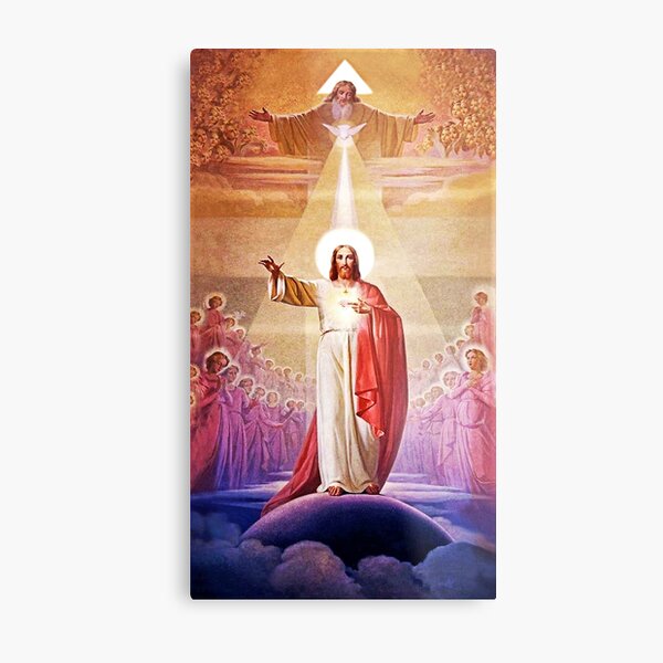 The Father Son and Holy Spirit Metal Print