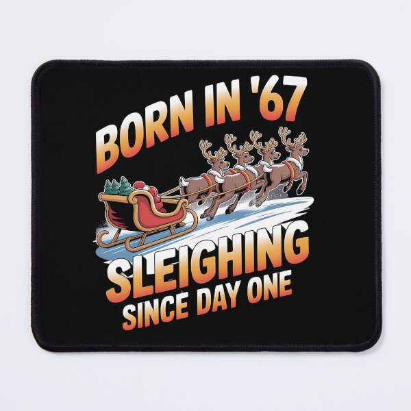 Item preview, merry 67 - 67 years young - 1967 generation - christmas number - limited edition 67 - xmas novelty - santa humor - retro holiday number designed and sold by JansenGS.