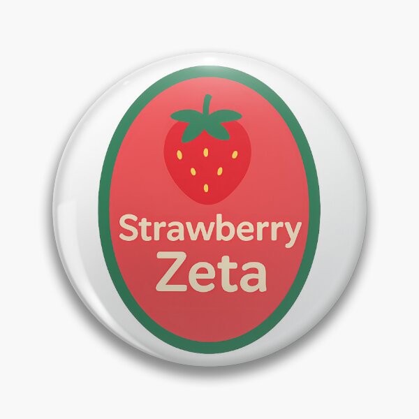 Item preview, Strawberry Zeta – Retro Oval Sorority designed and sold by summer-loving.