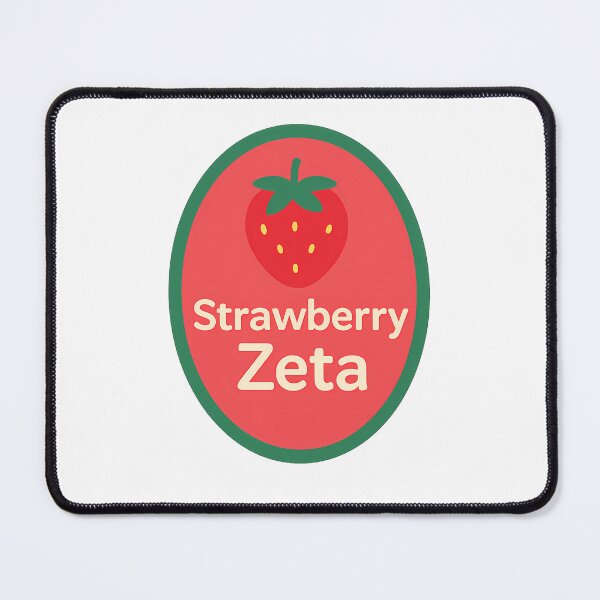 Item preview, Strawberry Zeta – Retro Oval Sorority designed and sold by summer-loving.