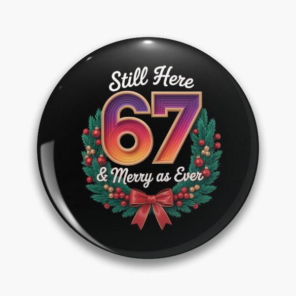 Item preview, merry 67 - 67 years young - 1967 generation - christmas number - limited edition 67 - xmas novelty - santa humor - retro holiday number designed and sold by JansenGS.
