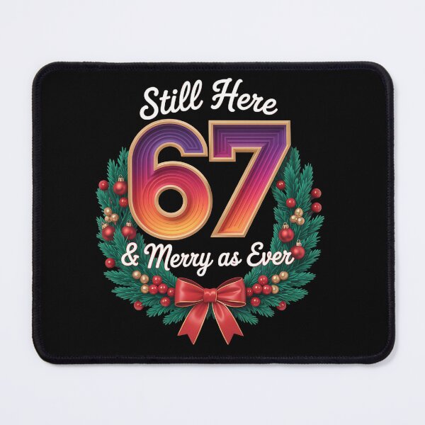 Item preview, merry 67 - 67 years young - 1967 generation - christmas number - limited edition 67 - xmas novelty - santa humor - retro holiday number designed and sold by JansenGS.