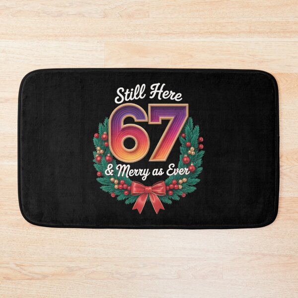 Item preview, merry 67 - 67 years young - 1967 generation - christmas number - limited edition 67 - xmas novelty - santa humor - retro holiday number designed and sold by JansenGS.
