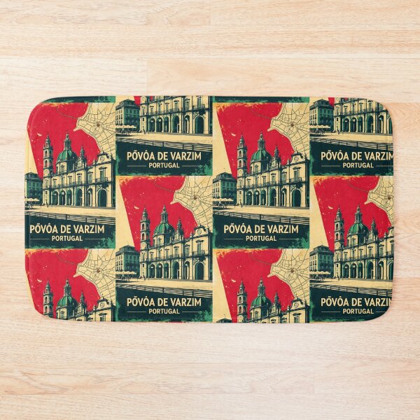 Item preview, Povoa de Varzim Portugal 1950s Vintage Travel Tourism designed and sold by TravelersGems.