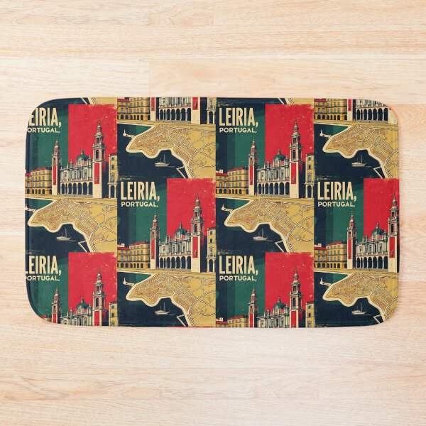 Item preview, Leiria Portugal 1950s Vintage Travel Tourism designed and sold by TravelersGems.