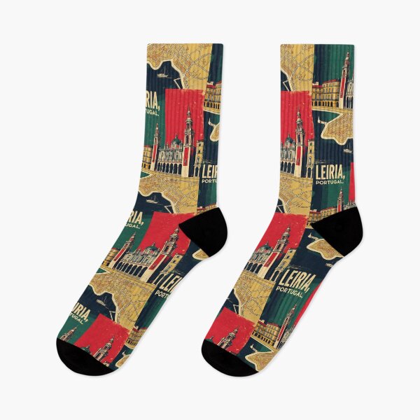 Item preview, Leiria Portugal 1950s Vintage Travel Tourism designed and sold by TravelersGems.