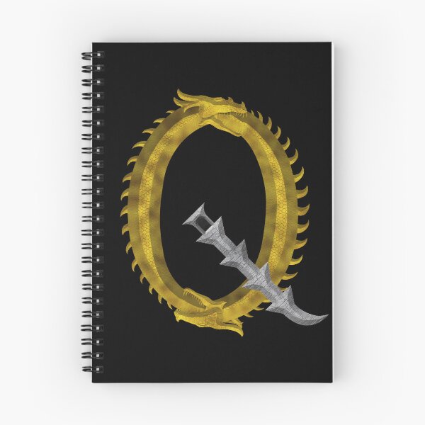 Item preview, Letter  Q  of the Dragonfont Initial Capital Monogram (Dragon and Castle) designed and sold by Swabcraft.