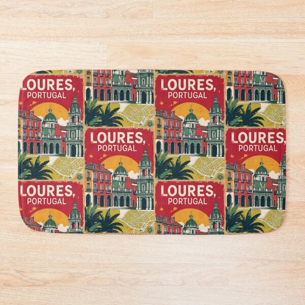 Item preview, Loures Portugal 1950s Vintage Travel Tourism designed and sold by TravelersGems.