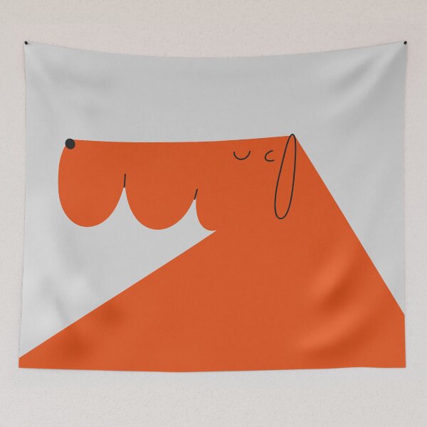 Item preview, Sweet orange puppy designed and sold by Hilosdibujitosdepablo.