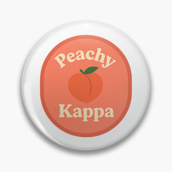 Artikelvorschau, Peachy Kappa – Vintage Oval Sorority entworfen und verkauft von summer-loving.