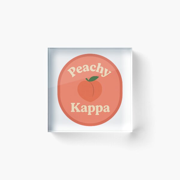 Item preview, Peachy Kappa – Vintage Oval Sorority designed and sold by summer-loving.