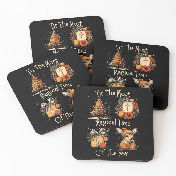 Artikelvorschau, Vintage Weihnachten Magische Zeit Familienferien Design entworfen und verkauft von MTJ-Mushrooms.