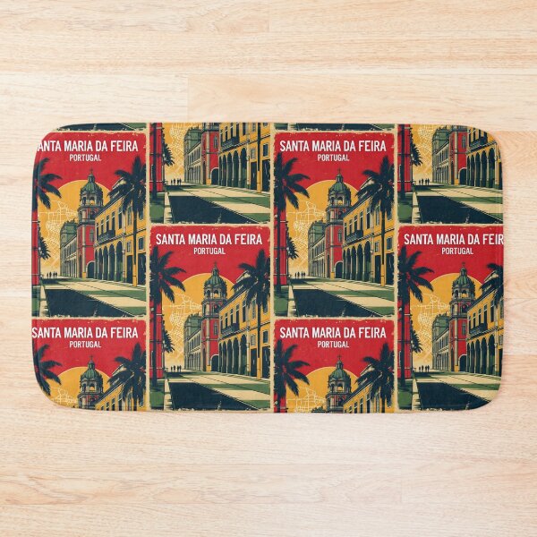 Item preview, Santa Maria Da Feira Portugal 1950s Vintage Travel Tourism designed and sold by TravelersGems.
