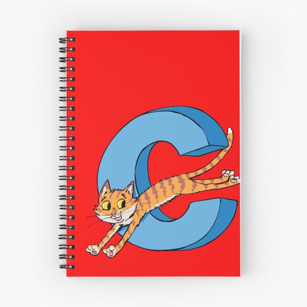 Item preview, cat pops out through the capital letter C designed and sold by duxpavlic.