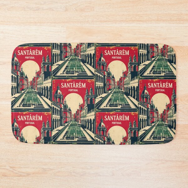 Item preview, Santarem Portugal 1950s Vintage Travel Tourism designed and sold by TravelersGems.