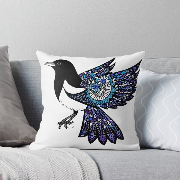 Item preview, Blue Magpie – Polish Folk Art Paper Cut Bird Design designed and sold by AmberWit.