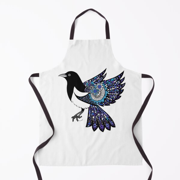 Item preview, Blue Magpie – Polish Folk Art Paper Cut Bird Design designed and sold by AmberWit.