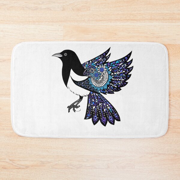 Item preview, Blue Magpie – Polish Folk Art Paper Cut Bird Design designed and sold by AmberWit.