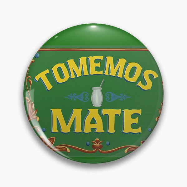 Item preview, Let’s Drink Mate – Traditional South American Sign Art designed and sold by CapyToon.